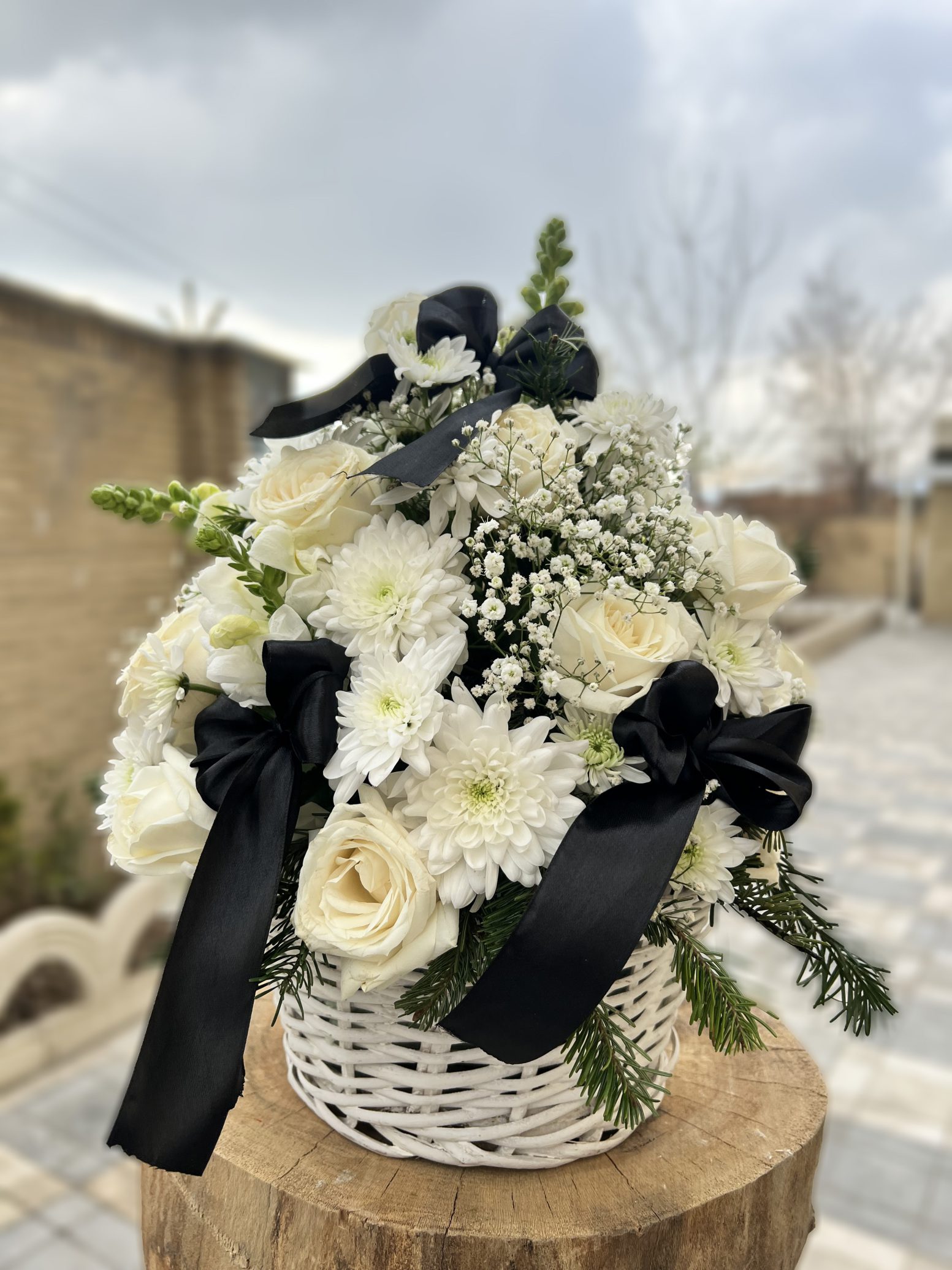 نحوه گل آرایی مراسم ترحیم گل آرایی مراسم ترحیم