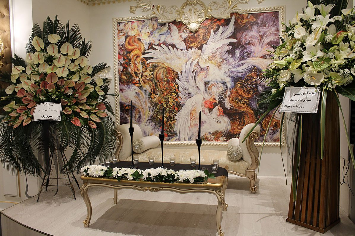 نحوه گل آرایی مراسم ترحیم گل آرایی مراسم ترحیم