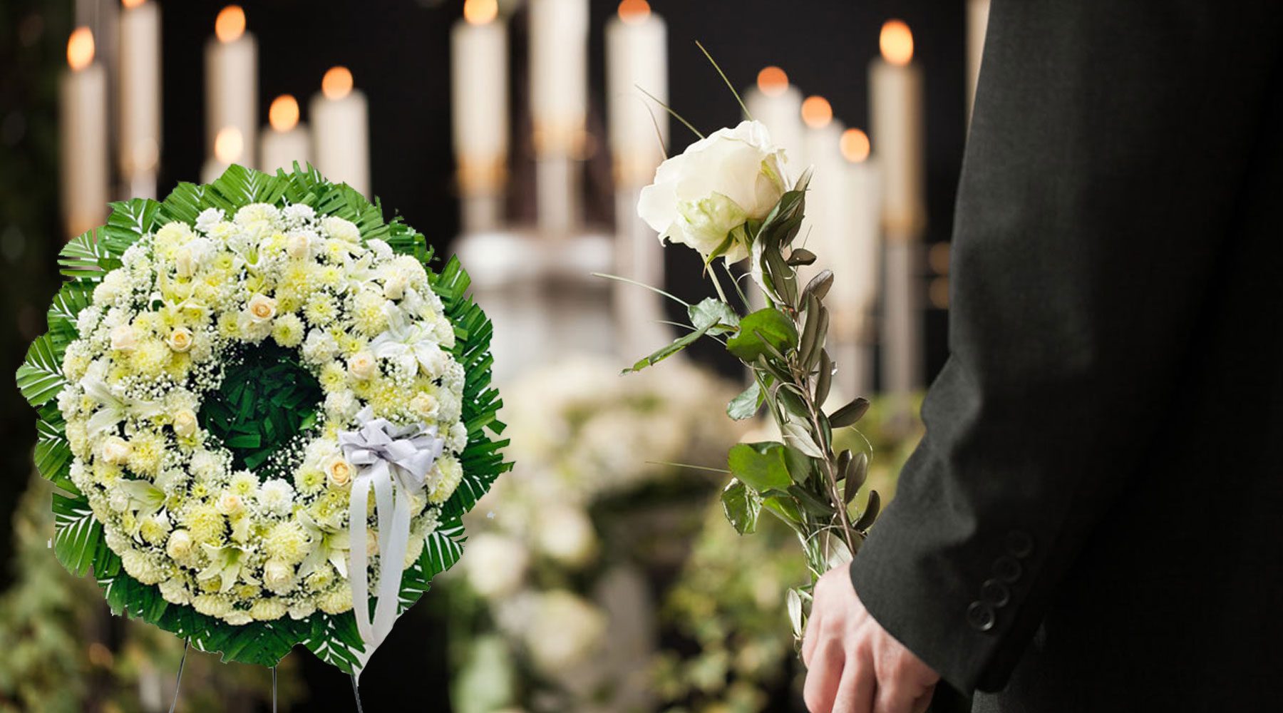 گل آرایی مراسم ترحیم